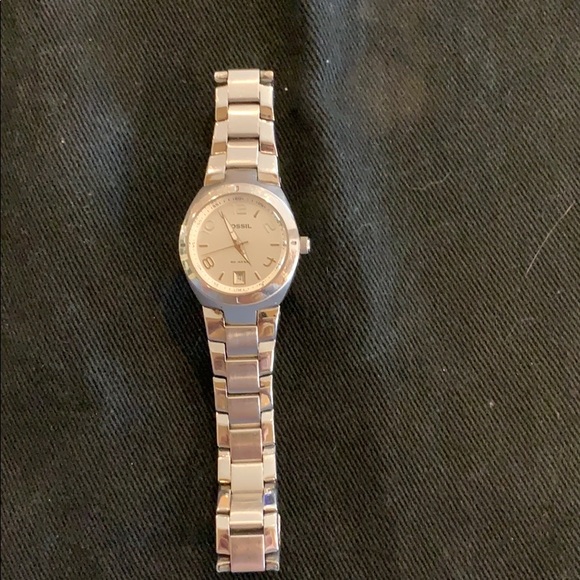 Stainless steel Fossil watch - Picture 1 of 3